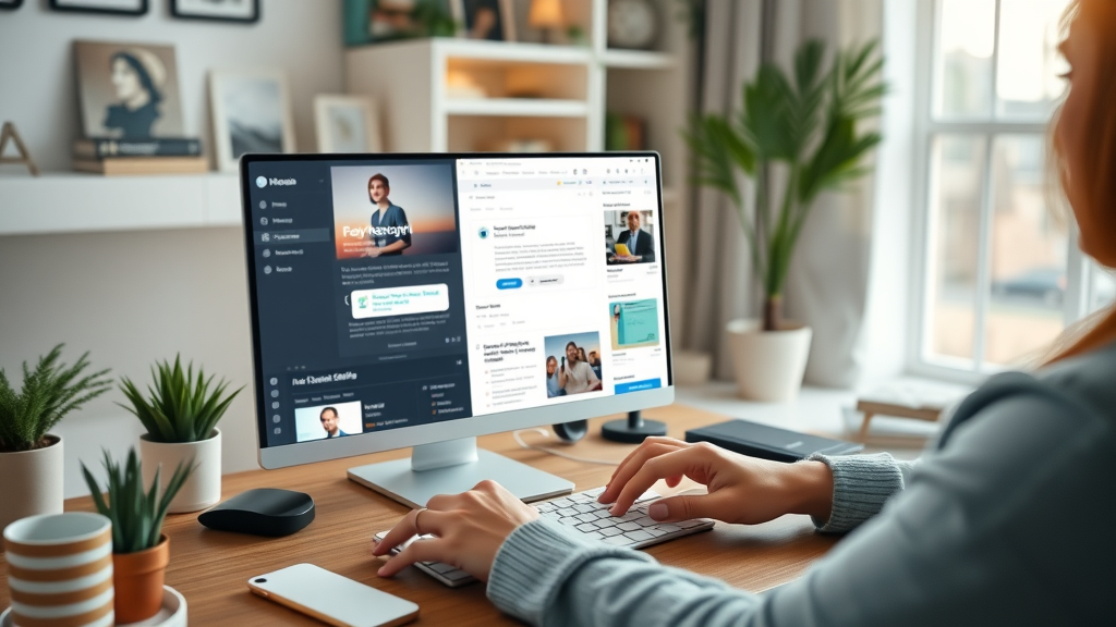 Content strategist designing personalized marketing emails using AI-powered tools