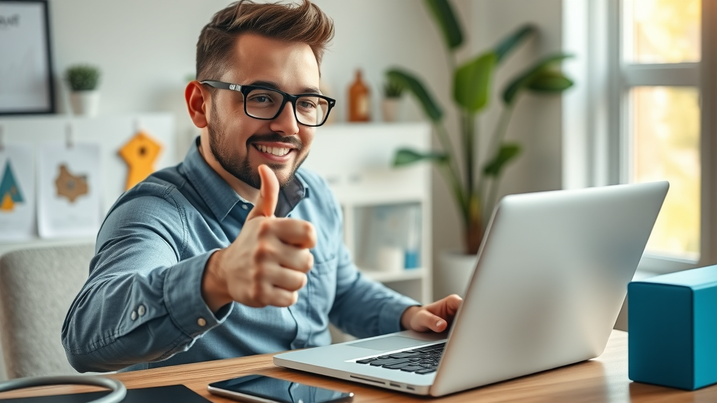ecommerce leader analyzing growth, affordable cmo services, positive results, home office