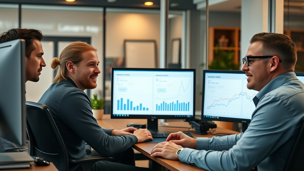 marketing team using AB testing analytics tools for campaign optimization marketing data
