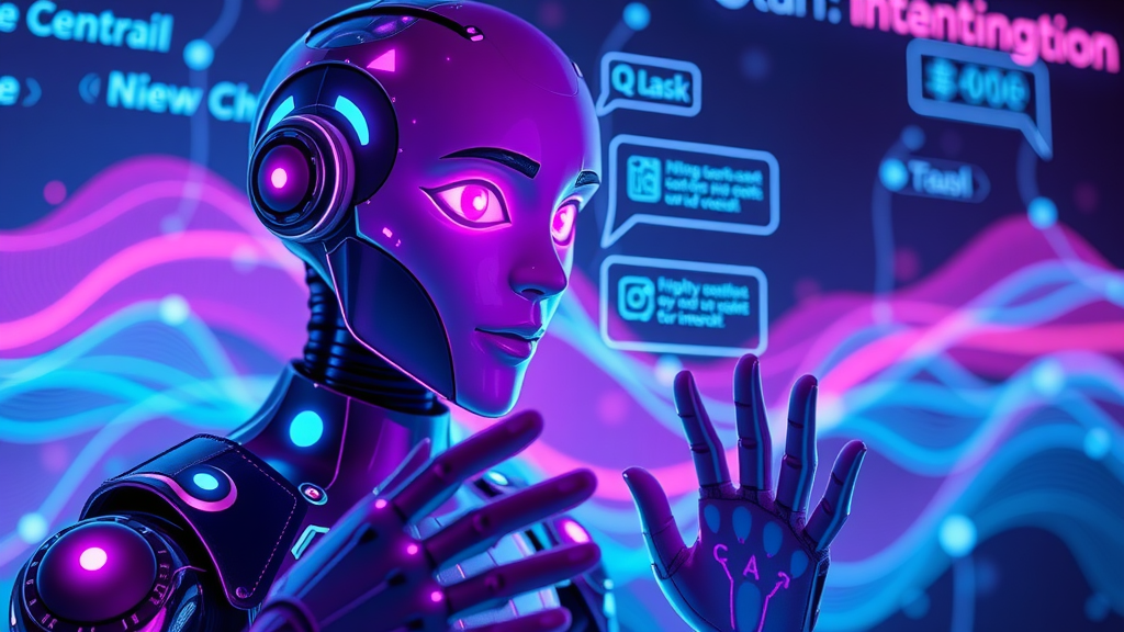 ai marketing agents tools and friendly digital chatbot interface assisting customers in real-time