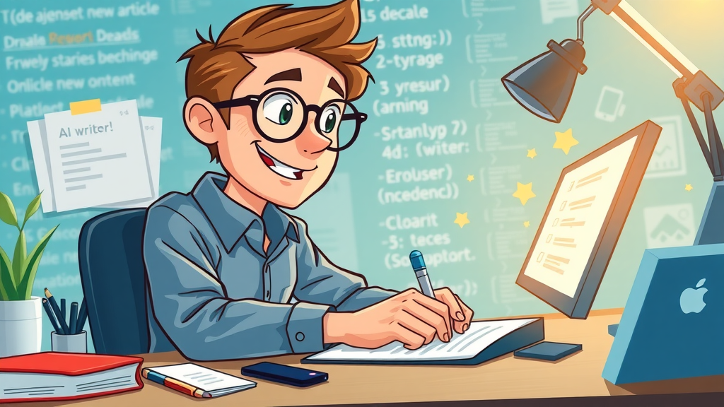 Dynamic digital writer with AI assistant generating new content ideas