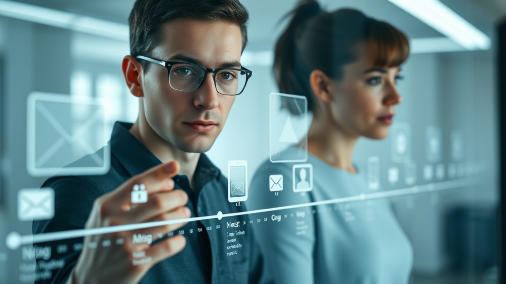 high-tech timeline of evolution of digital marketing tools for online marketing