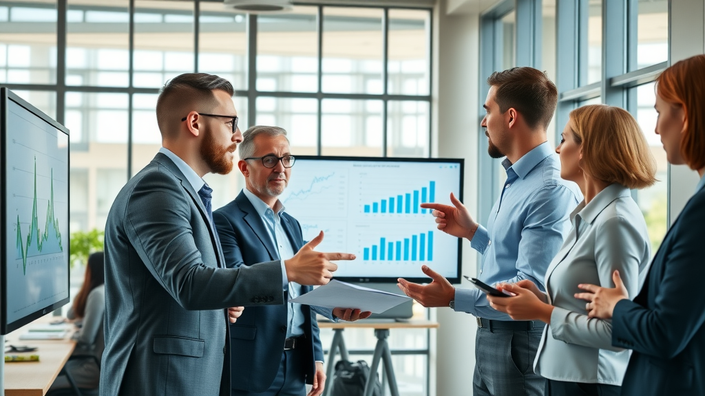 professional business team discussing marketing plan Affordable Chief Marketing Officer (CMO)