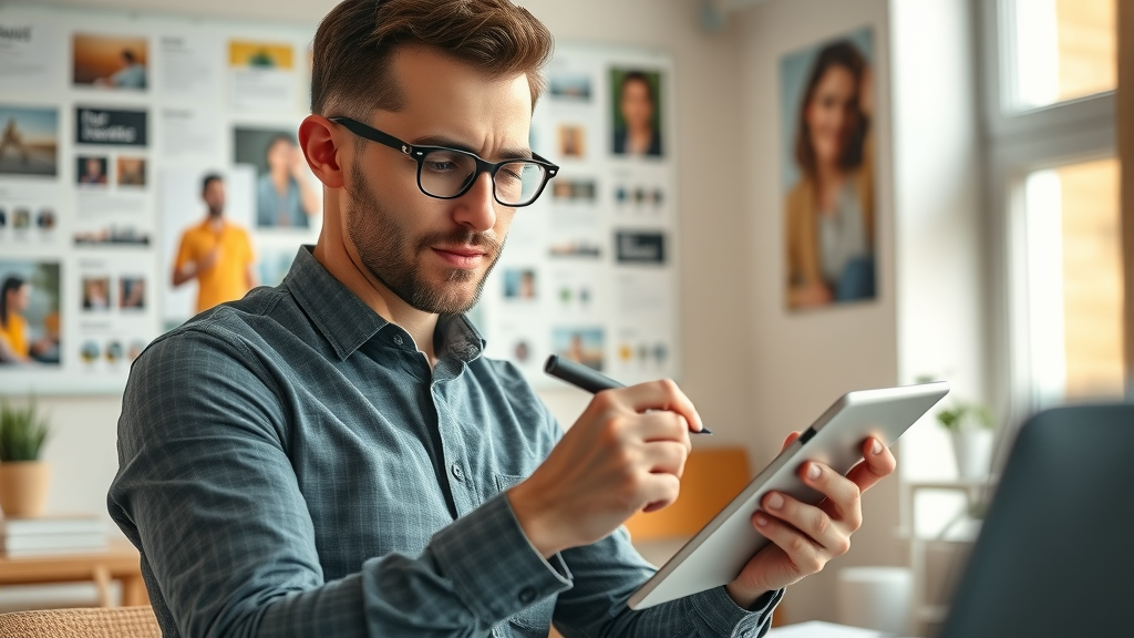 confident digital marketer planning foundational content marketing strategy