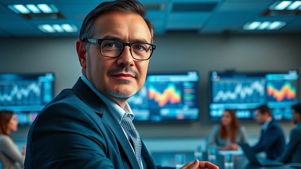 confident chief marketing officer leading team Fractional Chief Marketing Officer services