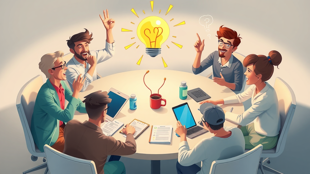 dynamic team brainstorming powerful content ideas for effective content creation techniques