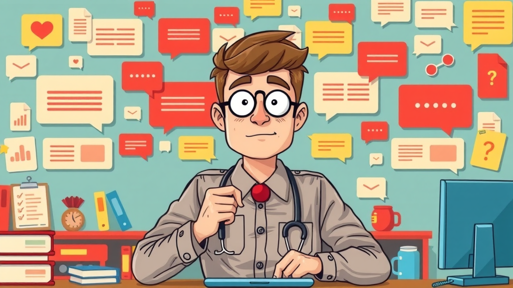 marketer arranging messages for 3-3-3 rule in digital marketing strategies across several platforms