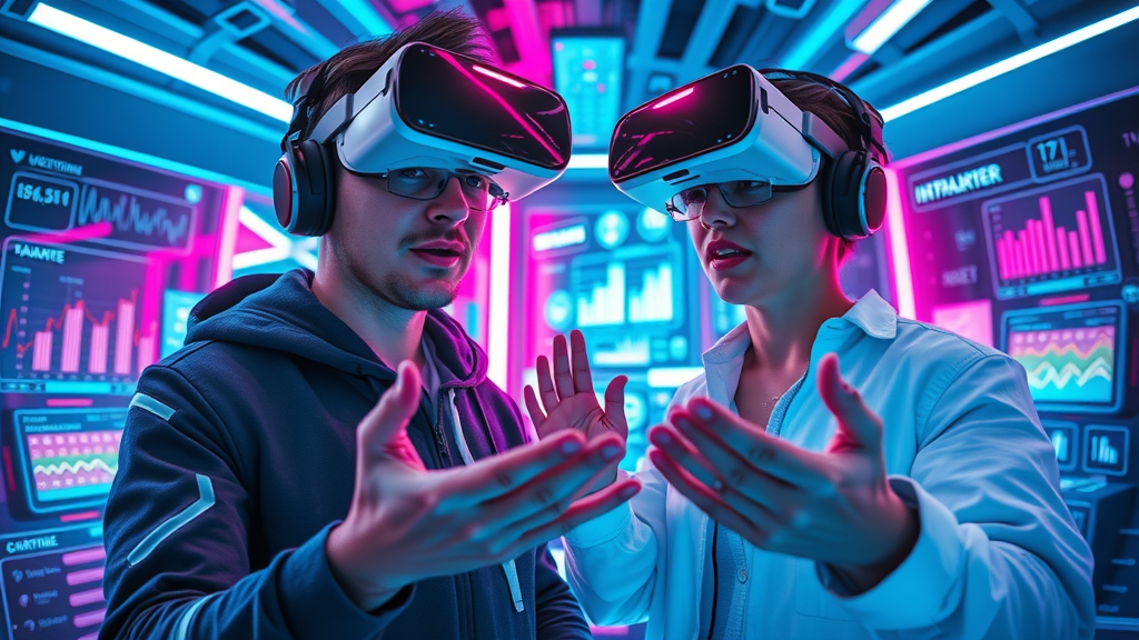 Digital marketers using VR and AI tools for social media content marketing - emerging trends, media market, innovative content strategy