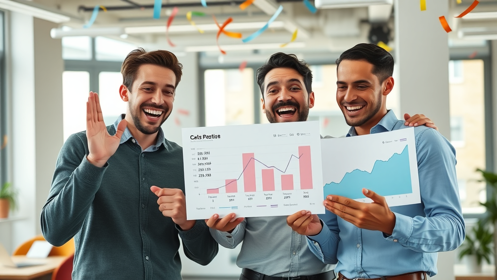 marketing leadership for startups: celebrating positive growth metrics