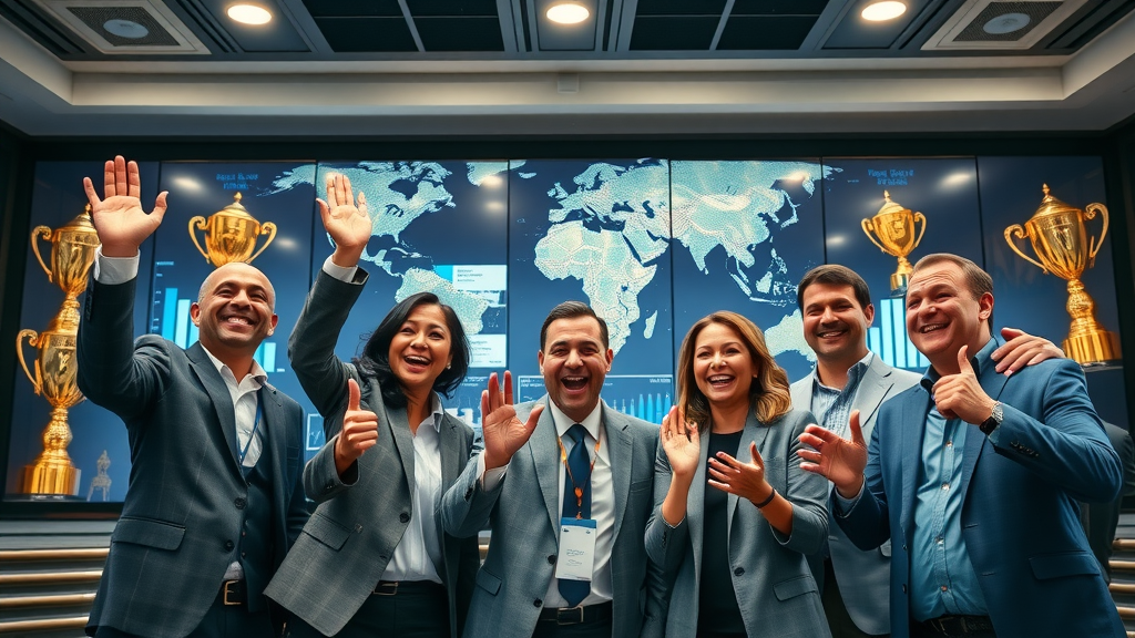 major brand marketing data-driven campaigns winning team celebration