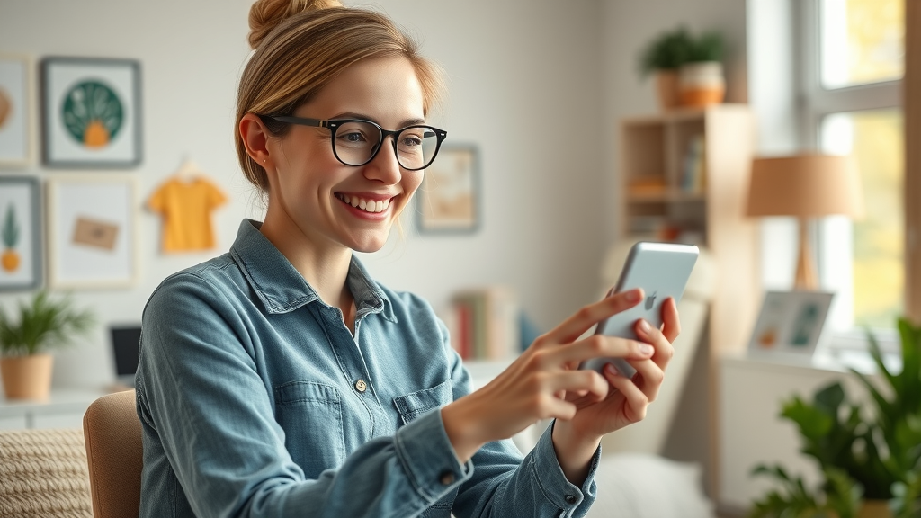 shopper engaging with personalized product recommendation carousel on vibrant ecommerce landing page
