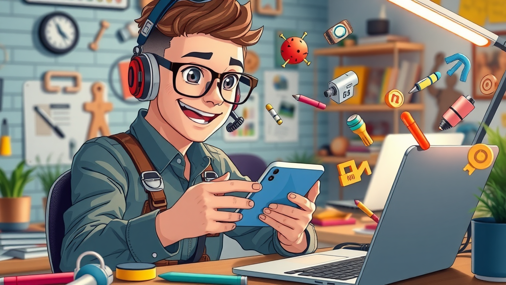 industrious entrepreneur using DIY marketing tools for small business growth