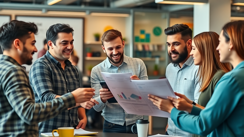 diverse startup founders consulting with Fractional Chief Marketing Officer services