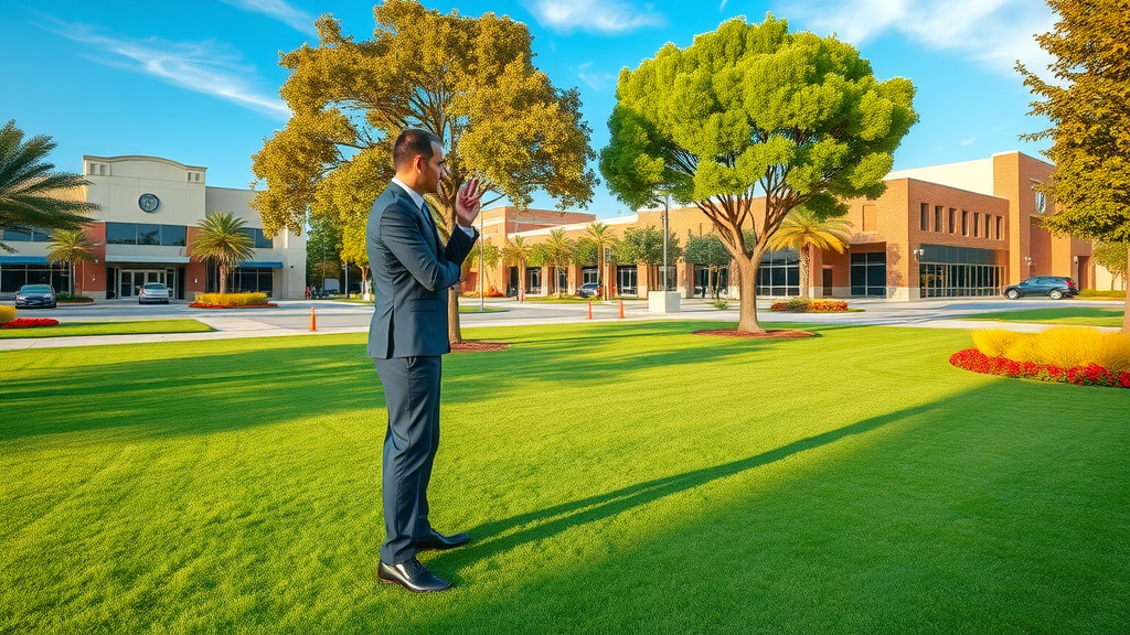 Commercial lawn maintenance enhances business curb appeal and safety