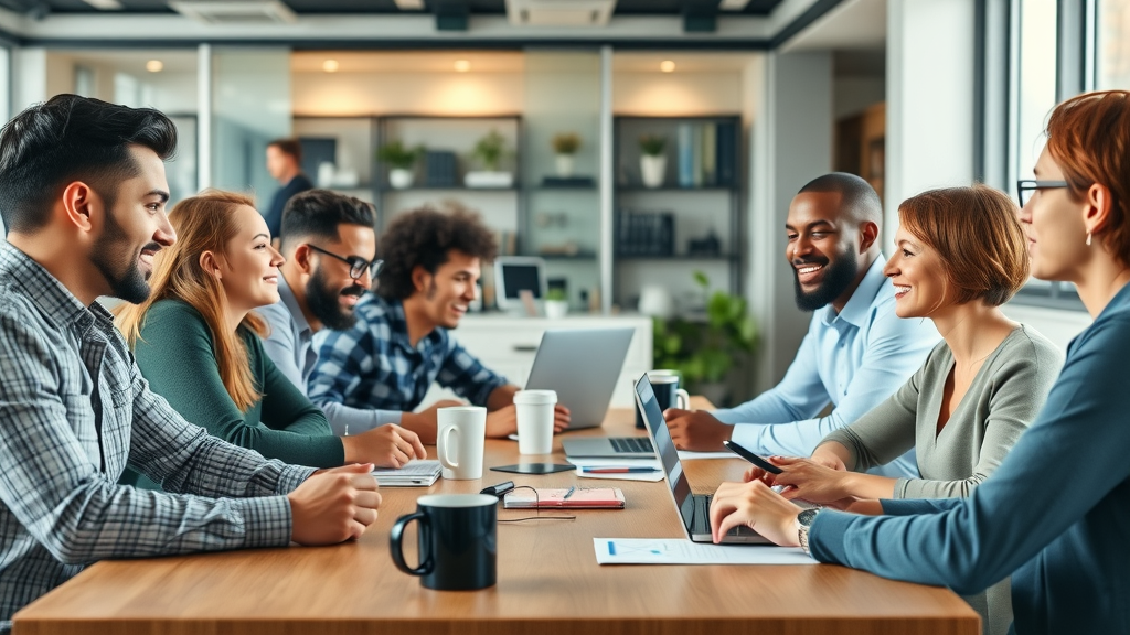Startup founders discussing marketing strategy, fractional CMO benefits