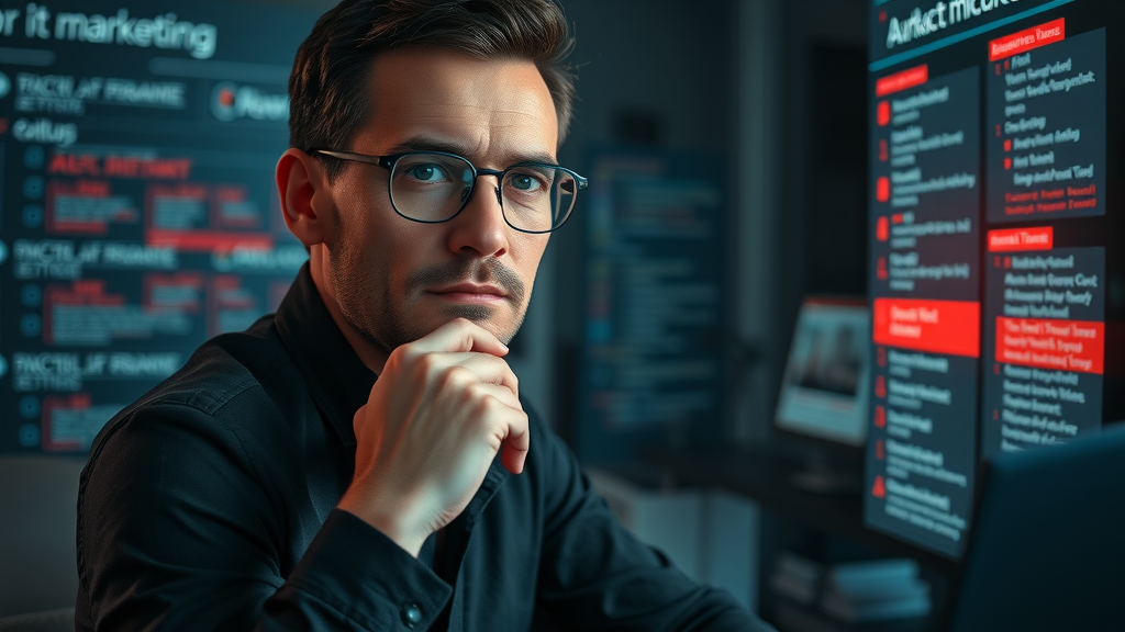 marketer reviewing AI marketing mistakes and checklist