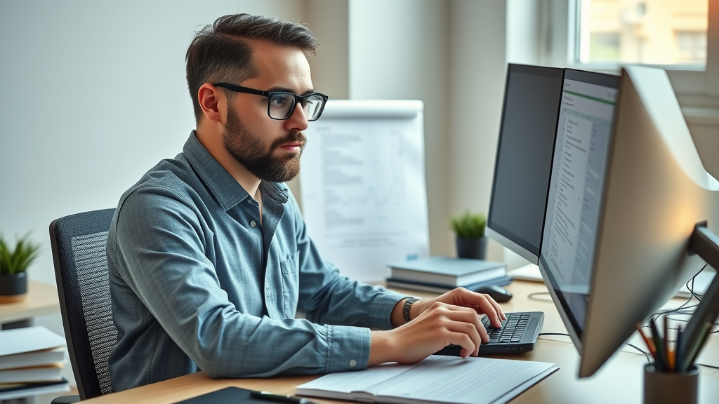 web designer optimizing business website for search engine marketing success
