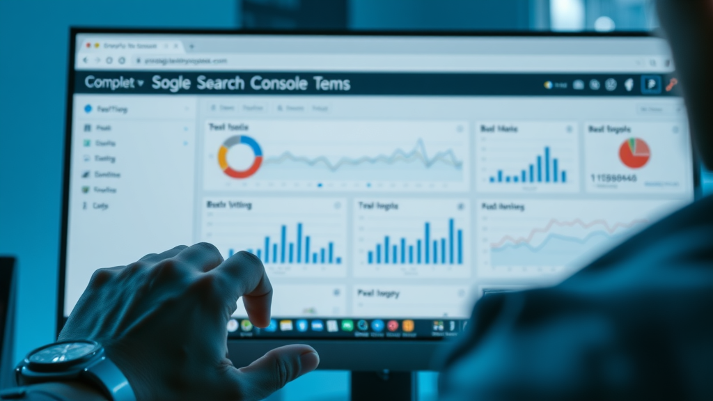 Google Search Console analytics for business SEO monitoring