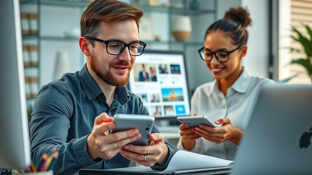 Web designer optimizing user experience to avoid internet marketing mistakes