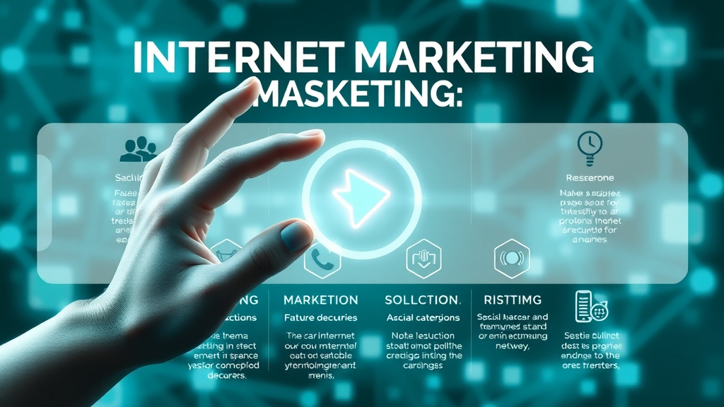 Infographic summarizing fatal internet marketing mistakes and practical solutions