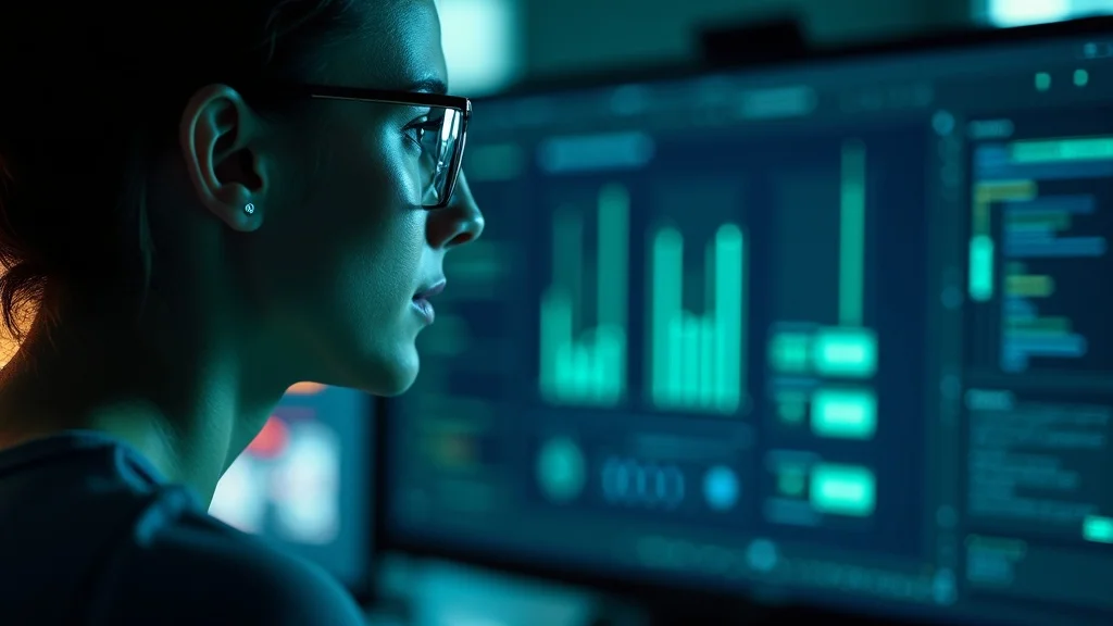ai detector computer screen evaluating content for AI detection, with detection tools active