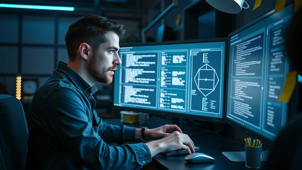 Web developer optimizing a site’s technical SEO structure for content and expert intelligence in AI SEO