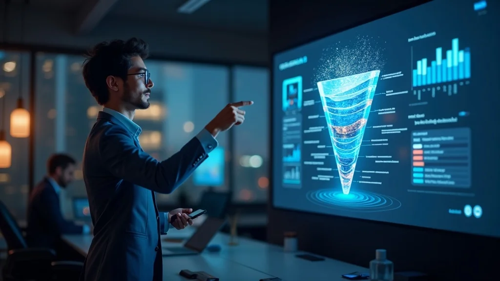 Dynamic digital marketing funnel visualization for AI-driven search in 2026