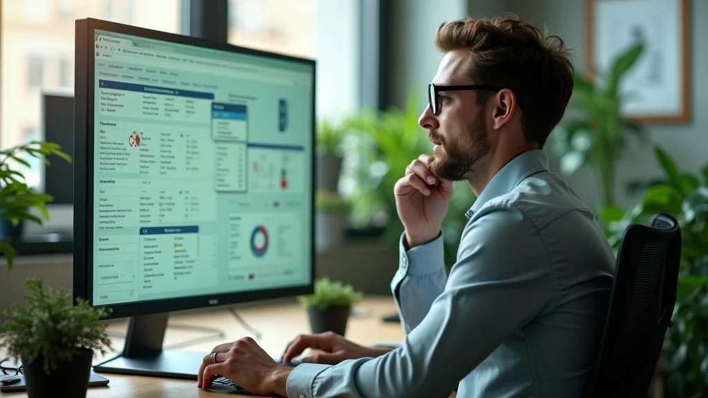 Professional digital marketer reviewing ai overview website content and schema markup for AI-driven search in 2026