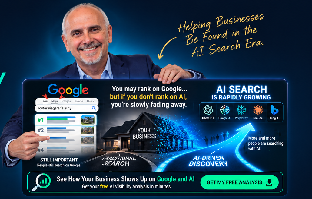 Darold Turock presenting the future of Google and AI-powered business discovery